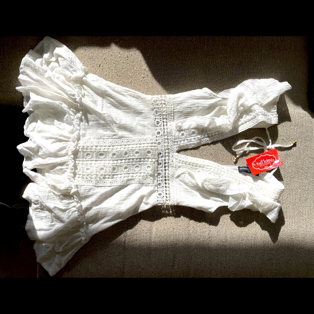 White summer boutique dress